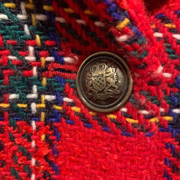 Talbots~ NWT!!~ Holiday Plaid Blazer - Picture 4 of 16